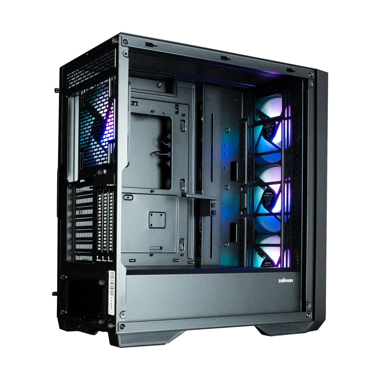 Zalman Z9 Iceberg MS ATX ARGB fan x4 Black