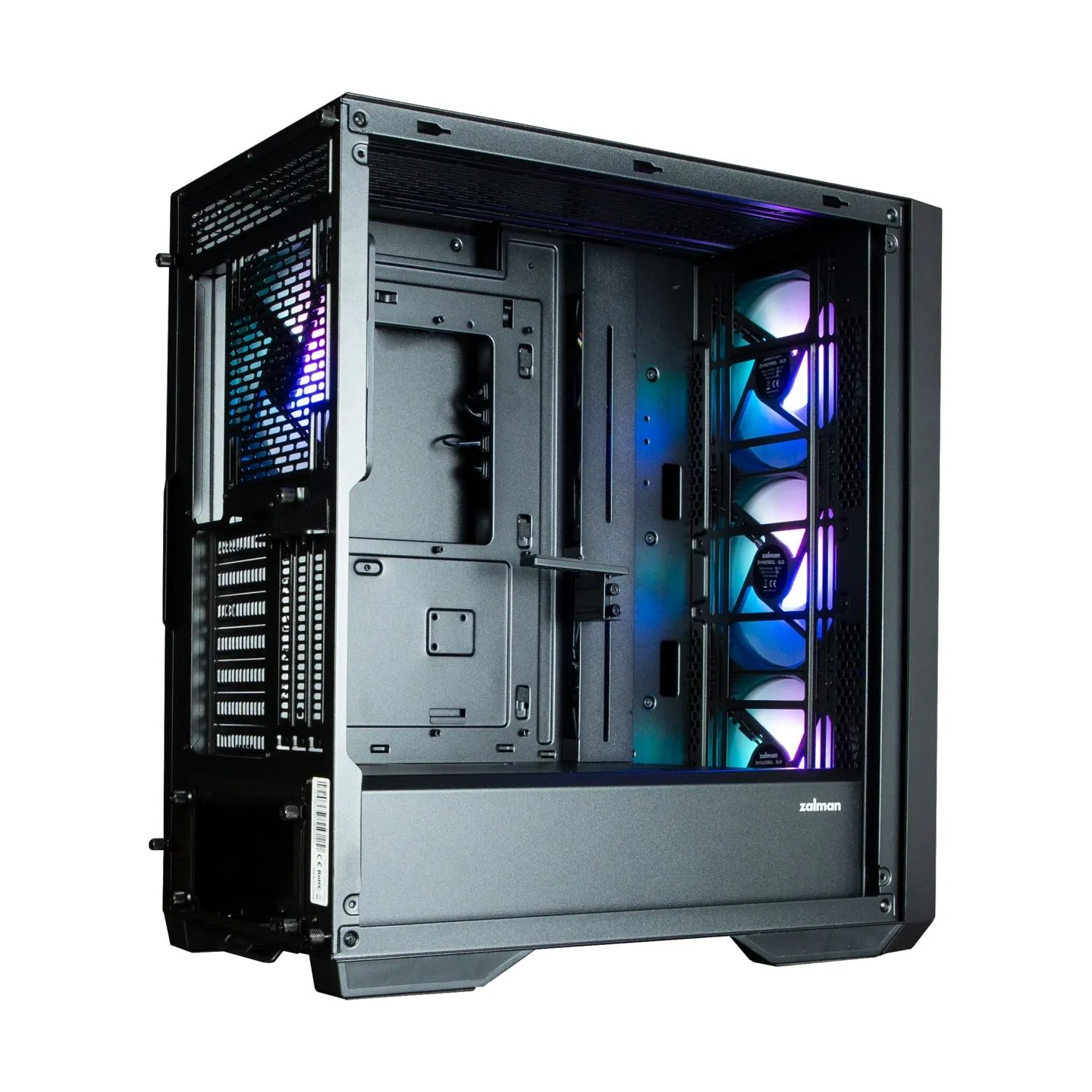 Zalman Z9 Iceberg MS ATX ARGB fan x4 Black