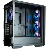 Zalman Z9 Iceberg MS ATX ARGB fan x4 Black