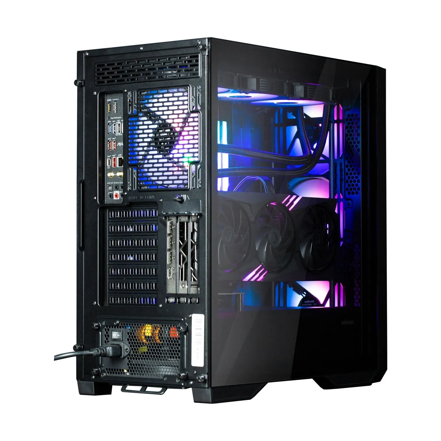 Zalman Z9 Iceberg MS ATX ARGB fan x4 Black