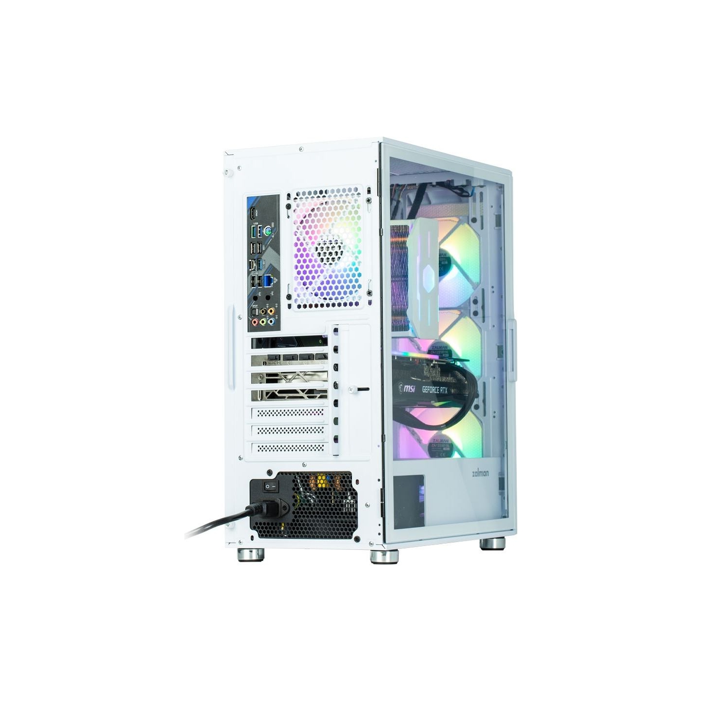Zalman I3 NEO White, RGB fan x4
