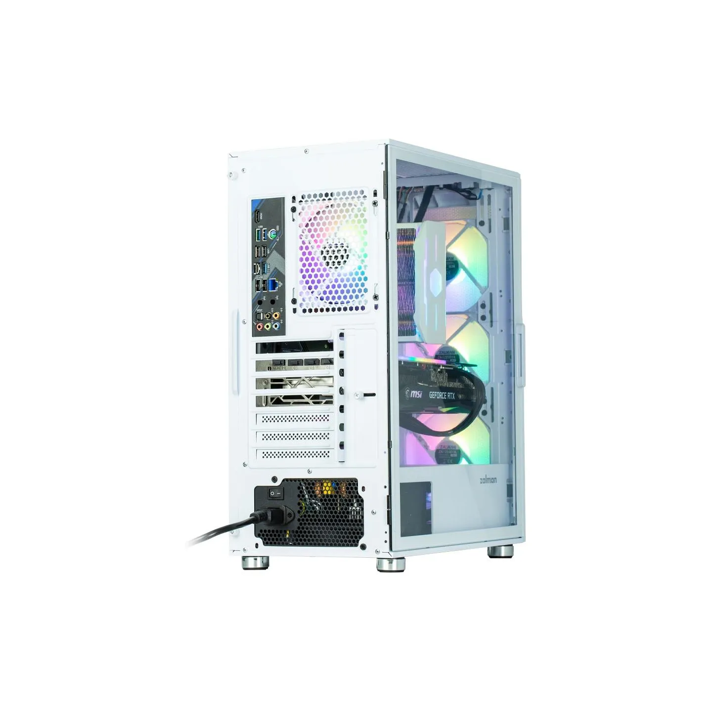 Zalman I3 NEO White, RGB fan x4