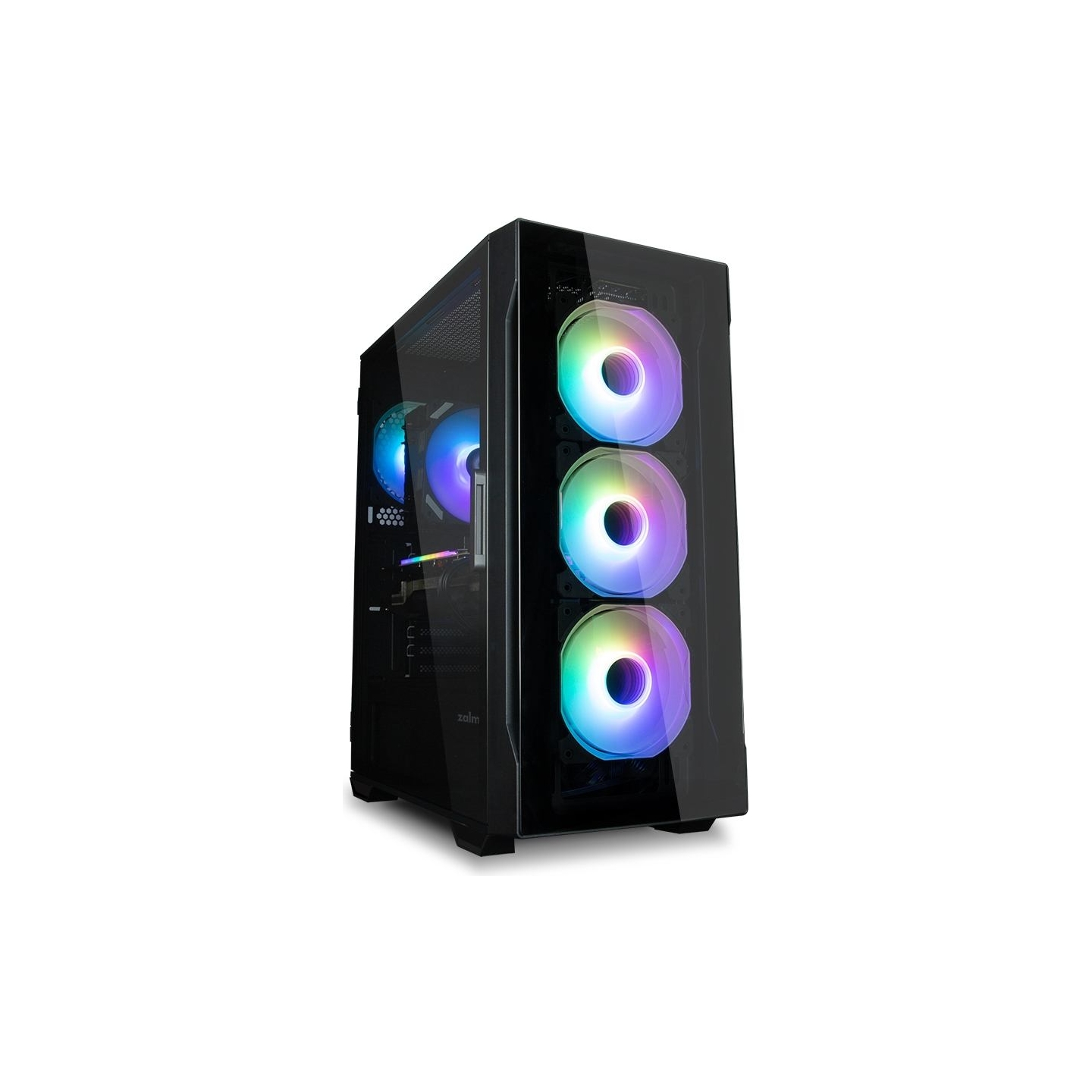 Zalman I3 NEO TG Black, RGB fan x4