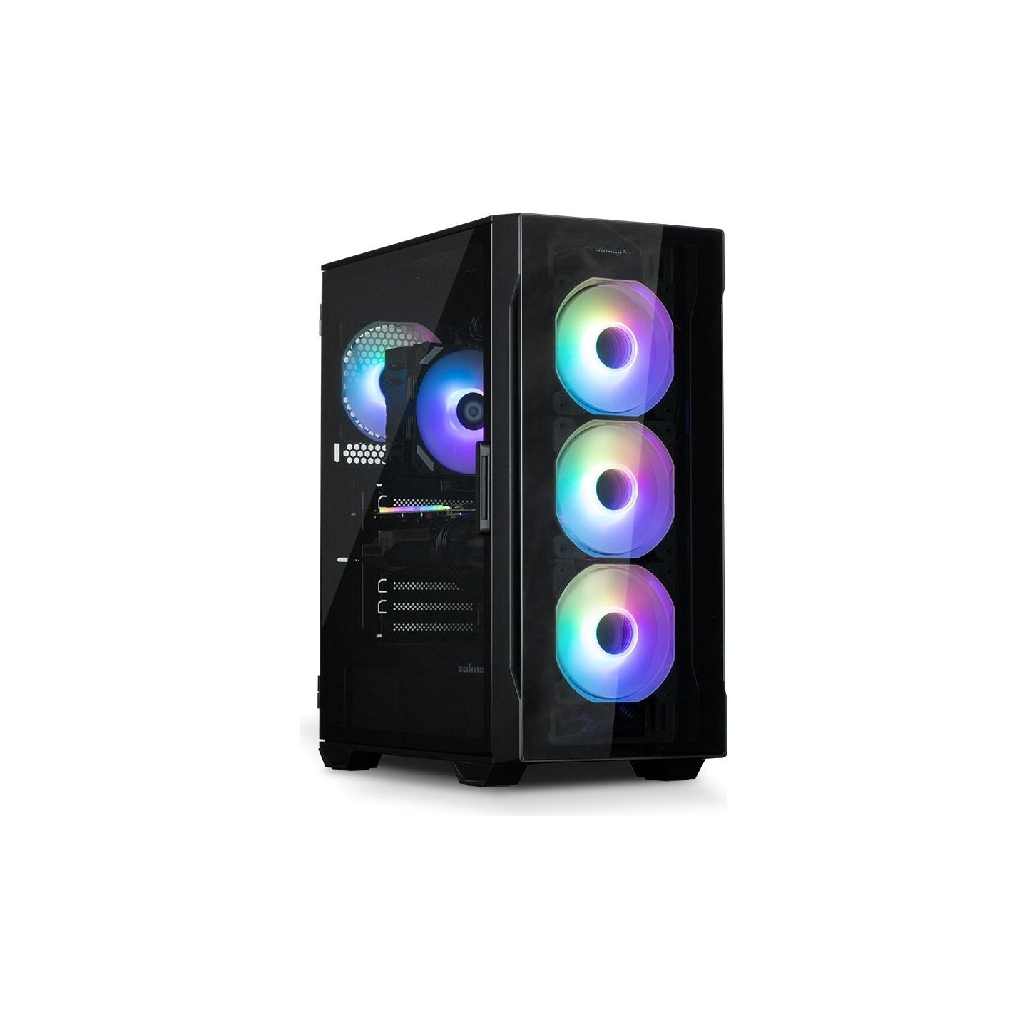 Zalman I3 NEO TG Black, RGB fan x4