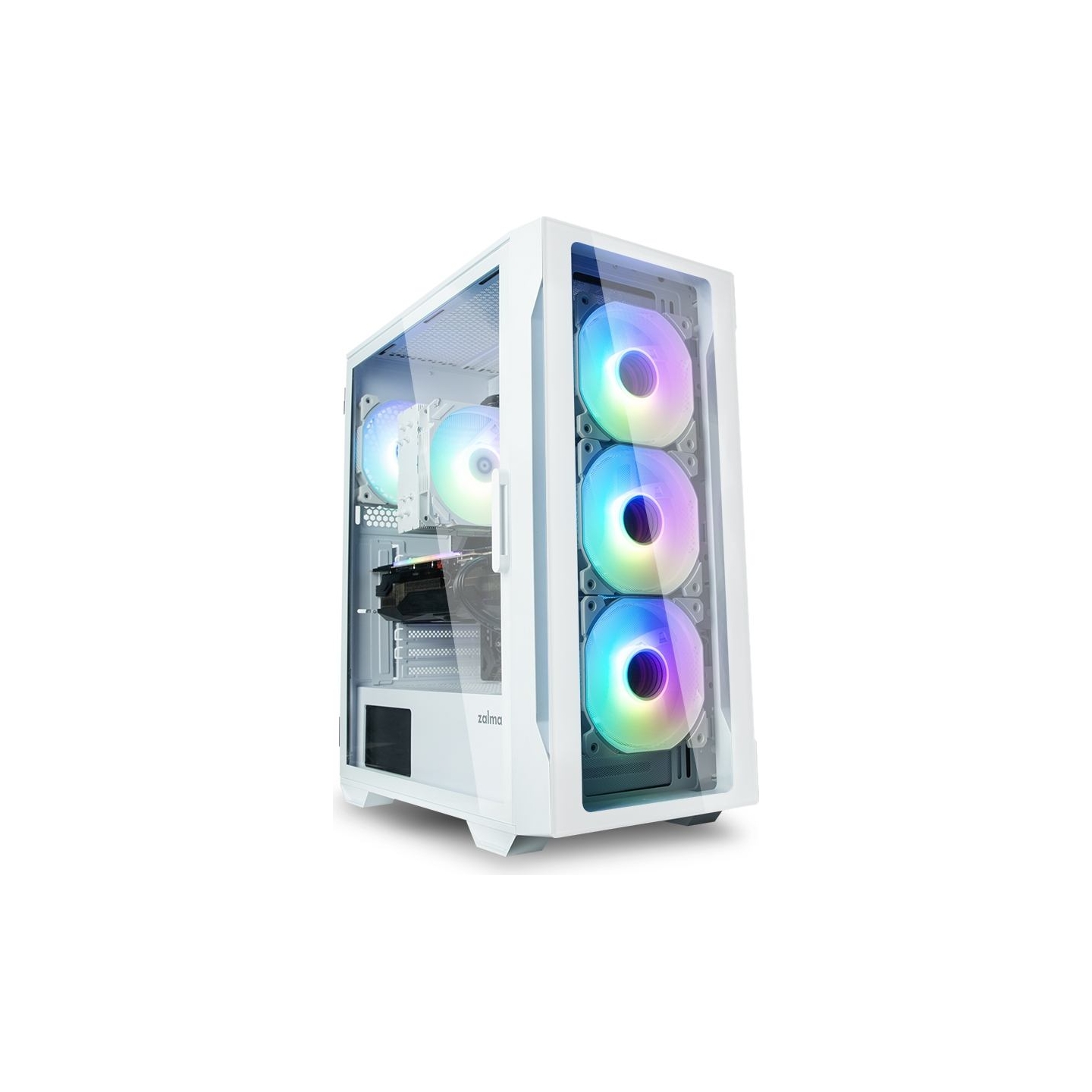 Zalman I3 NEO TG White, RGB fan x4