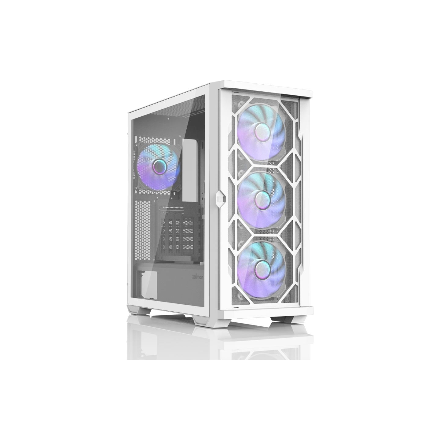 Zalman Z10 DUO  ATX ZM-IF120 x4 White