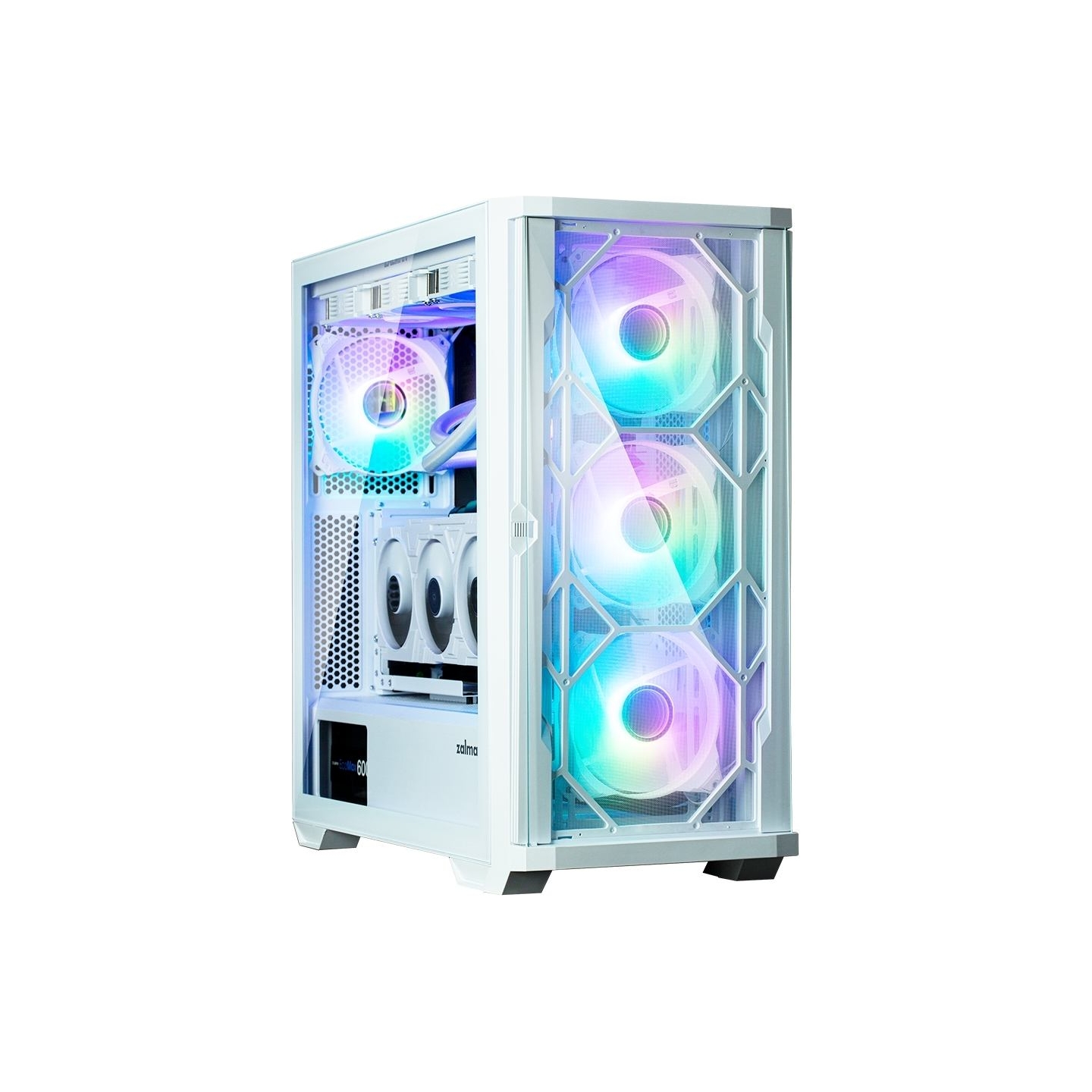 Zalman Z10 DUO  ATX ZM-IF120 x4 White
