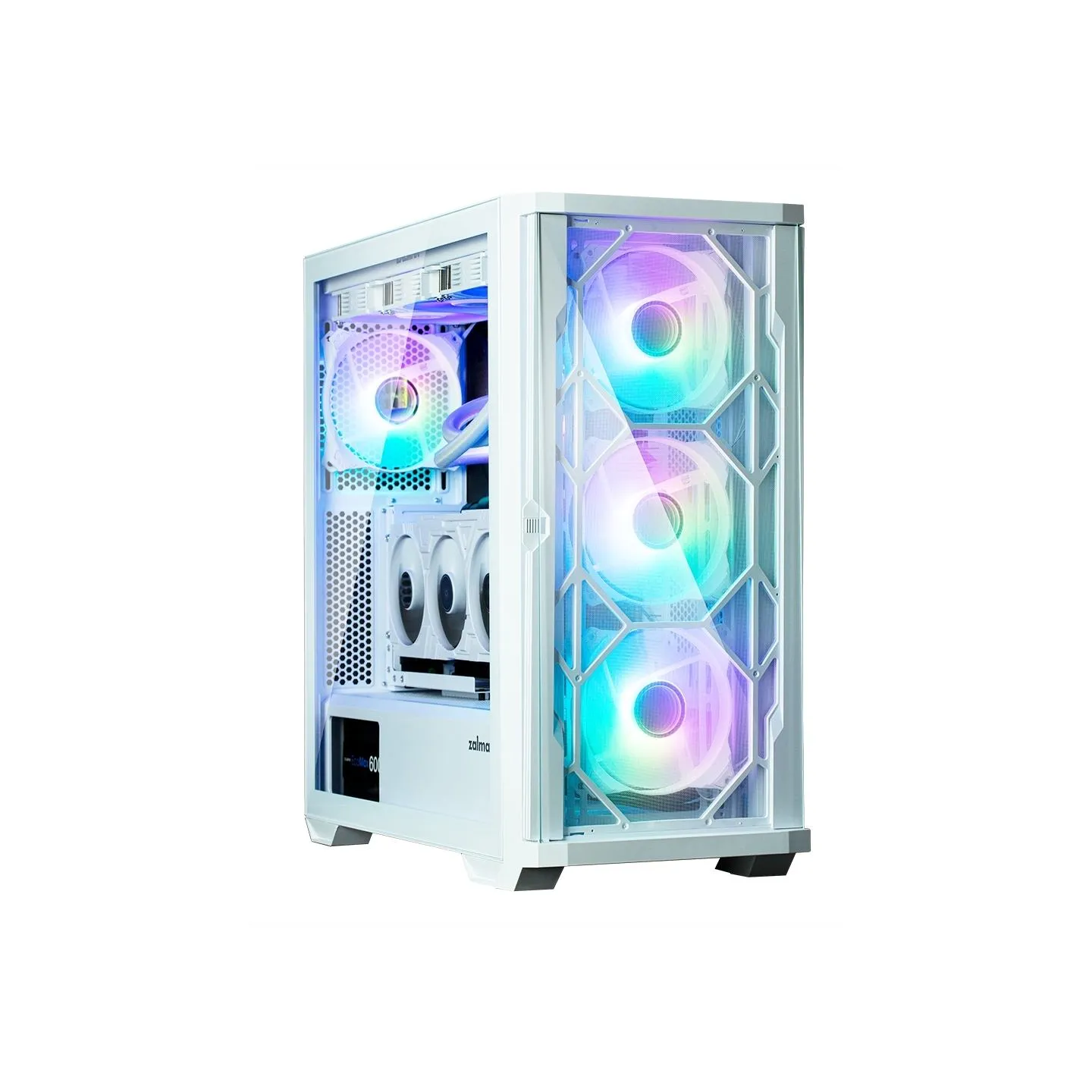 Zalman Z10 DUO  ATX ZM-IF120 x4 White