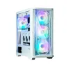 Zalman Z10 DUO  ATX ZM-IF120 x4 White