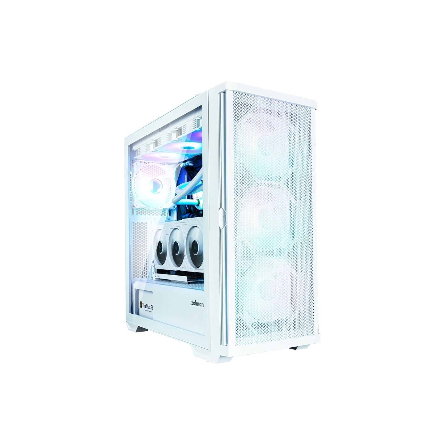 Zalman Z10 DUO  ATX ZM-IF120 x4 White