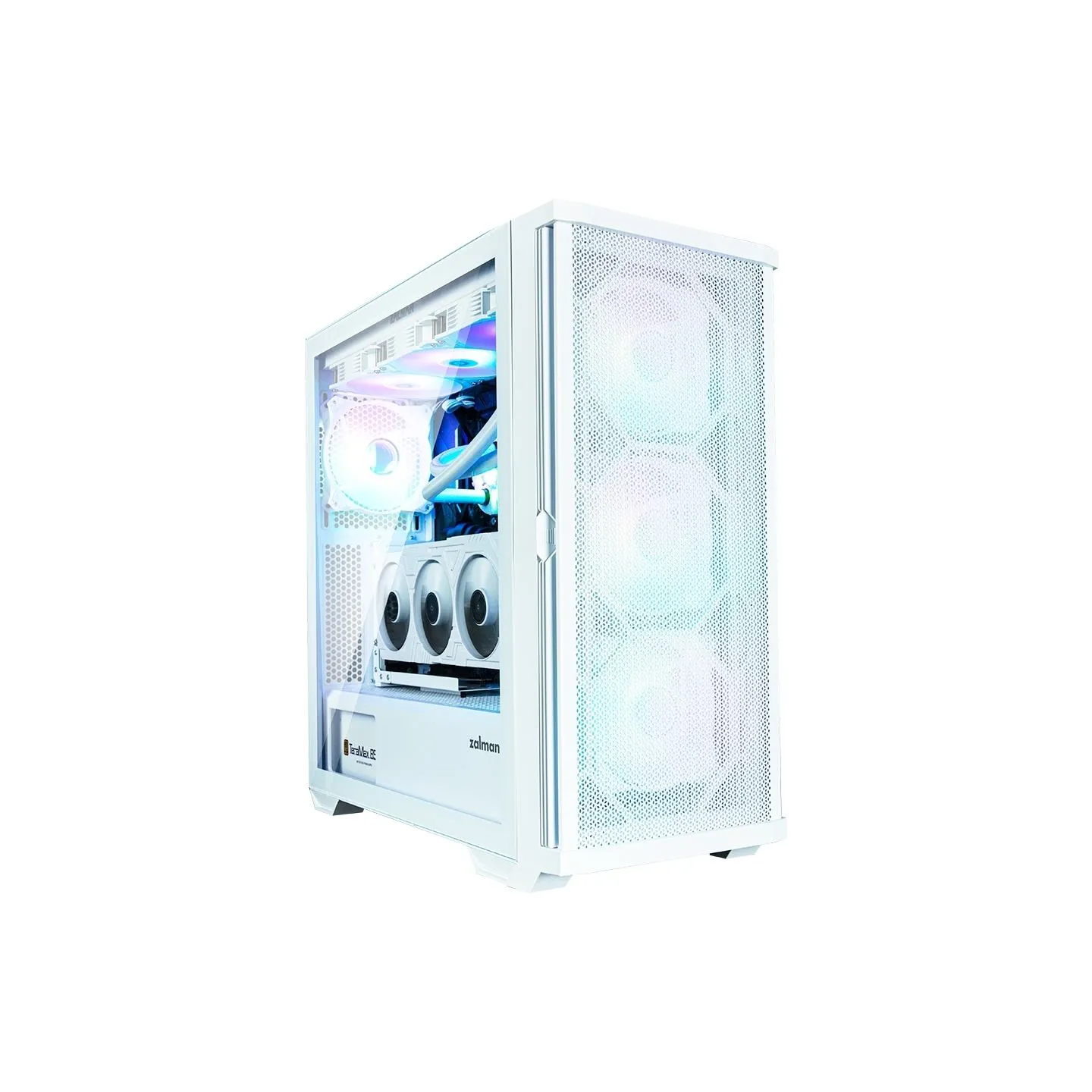 Zalman Z10 DUO  ATX ZM-IF120 x4 White