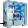 Zalman Z10 DUO  ATX ZM-IF120 x4 White