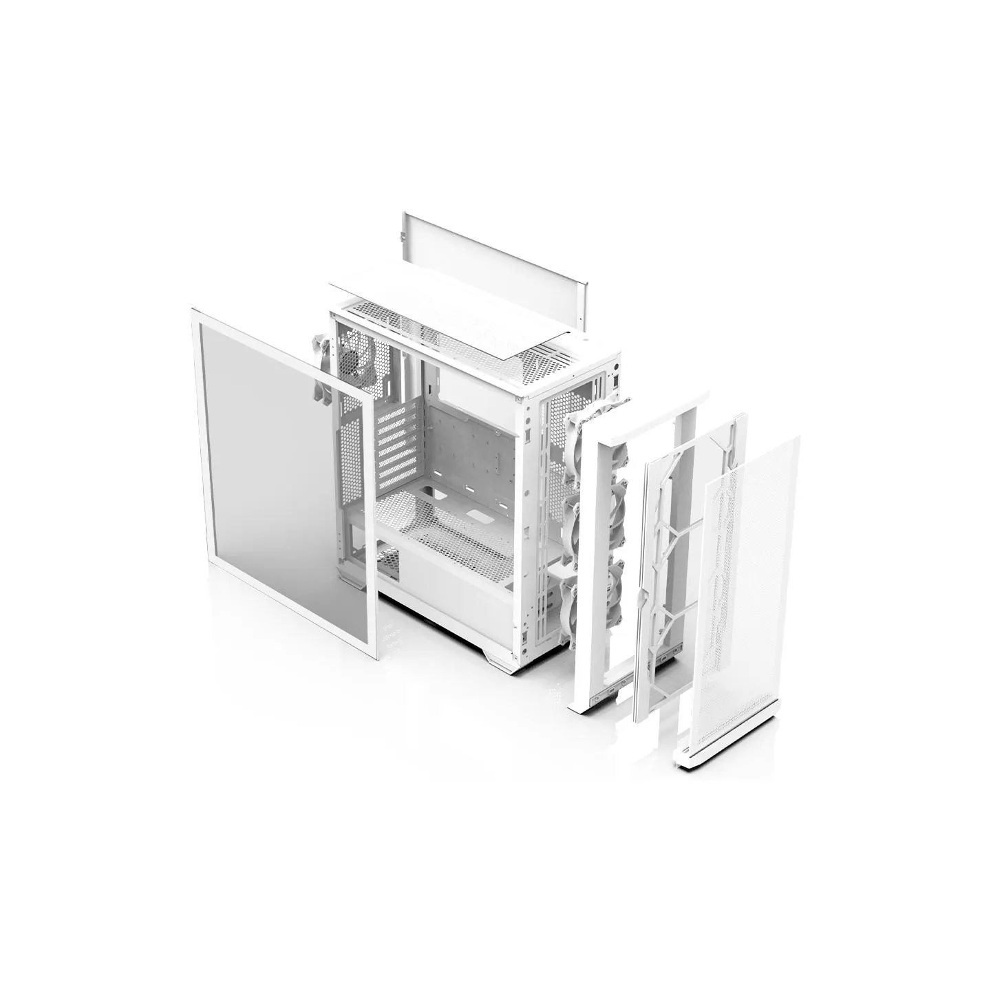 Zalman Z10 DUO  ATX ZM-IF120 x4 White