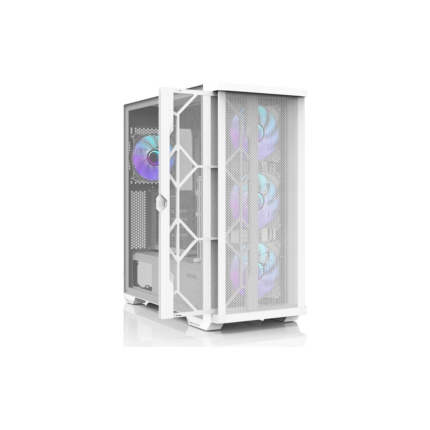 Zalman Z10 DUO  ATX ZM-IF120 x4 White