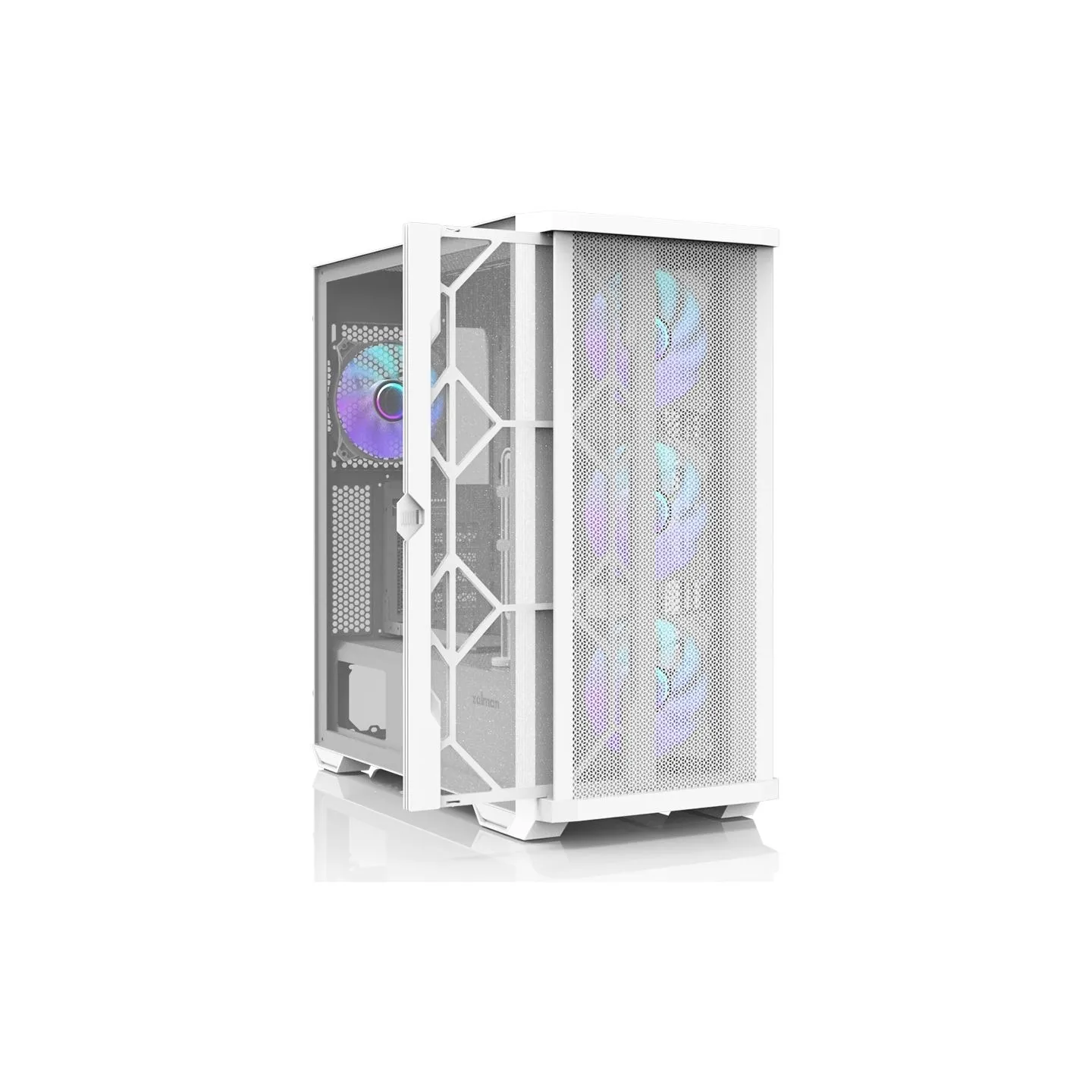 Zalman Z10 DUO  ATX ZM-IF120 x4 White