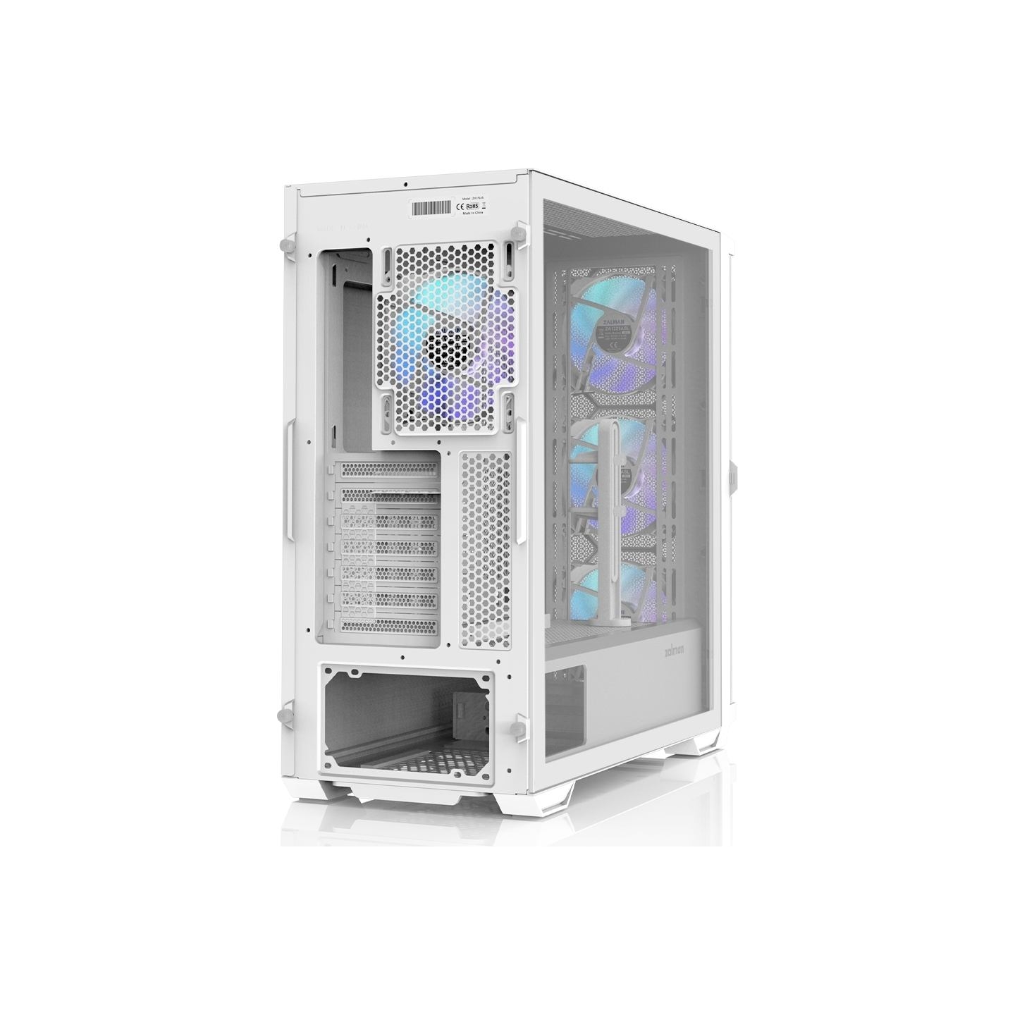 Zalman Z10 DUO  ATX ZM-IF120 x4 White