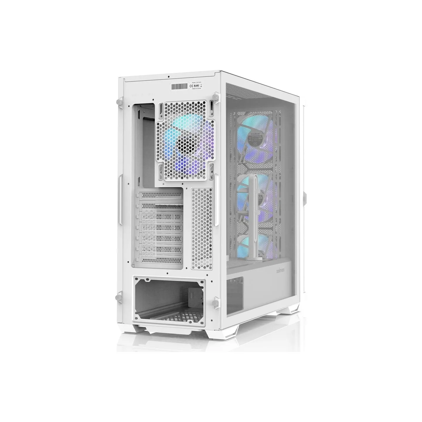 Zalman Z10 DUO  ATX ZM-IF120 x4 White