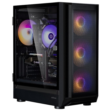 Zalman i6 Black, RGB fan x4 T/G