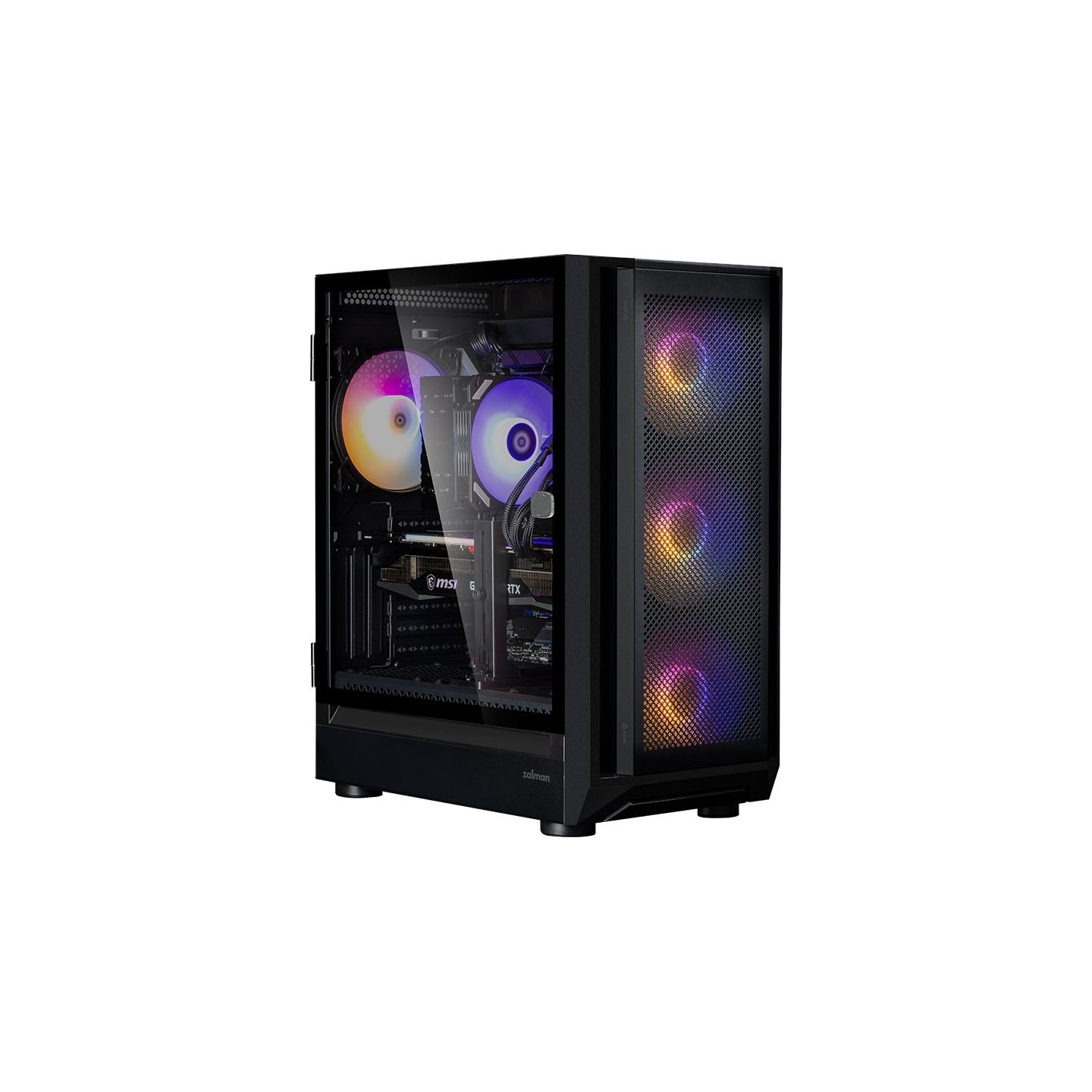 Zalman i6 Black, RGB fan x4 T/G