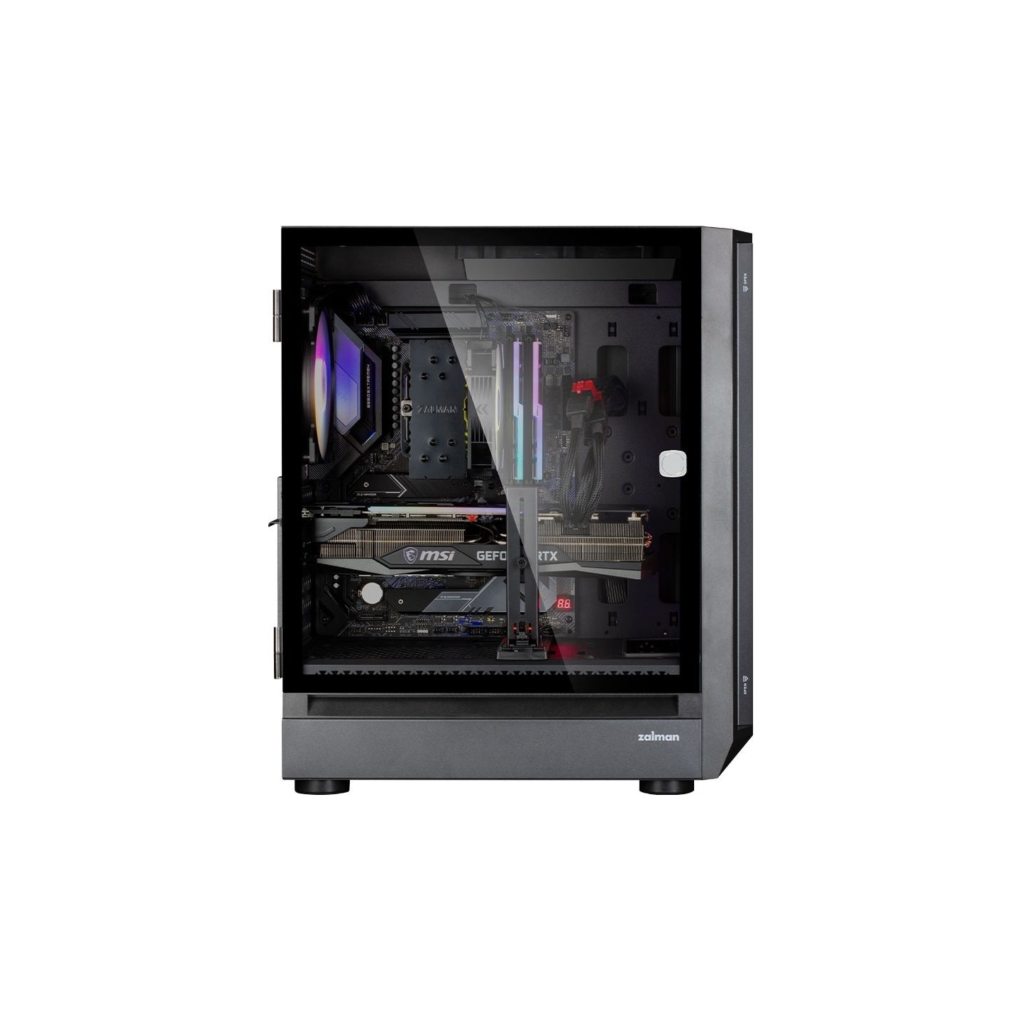 Zalman i6 Black, RGB fan x4 T/G