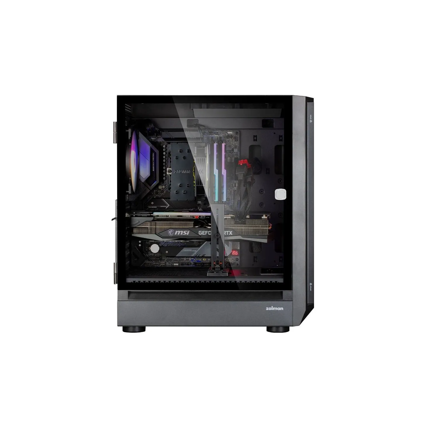 Zalman i6 Black, RGB fan x4 T/G