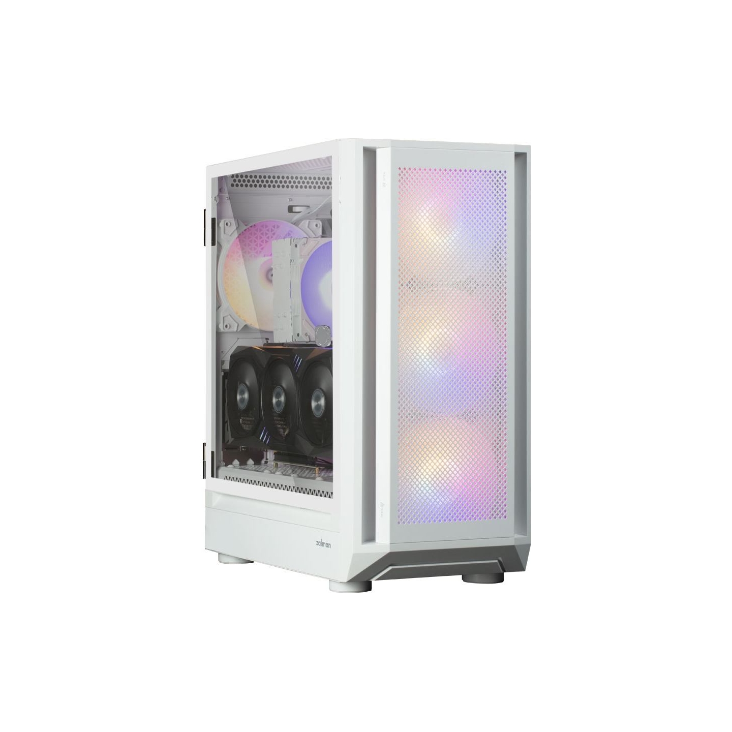 Zalman i6 White, RGB fan x4 T/G