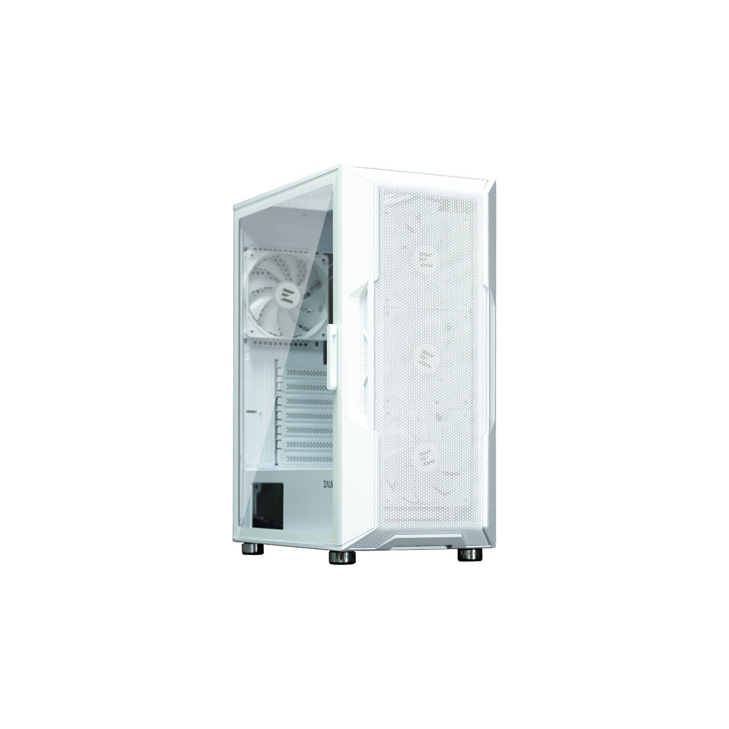Zalman Case I3 Neo ATX Mid Tower White ARGB fan x4