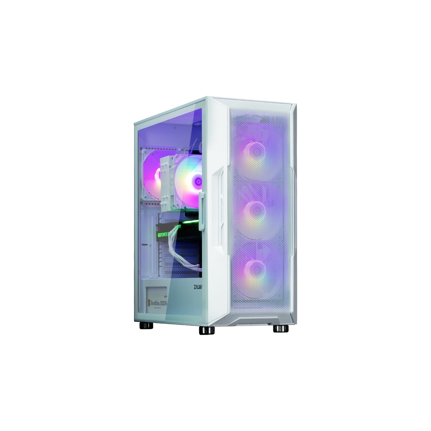 Zalman I3 NEO, ARGB fan x4 White