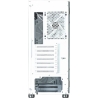Zalman I3 NEO, ARGB fan x4 White