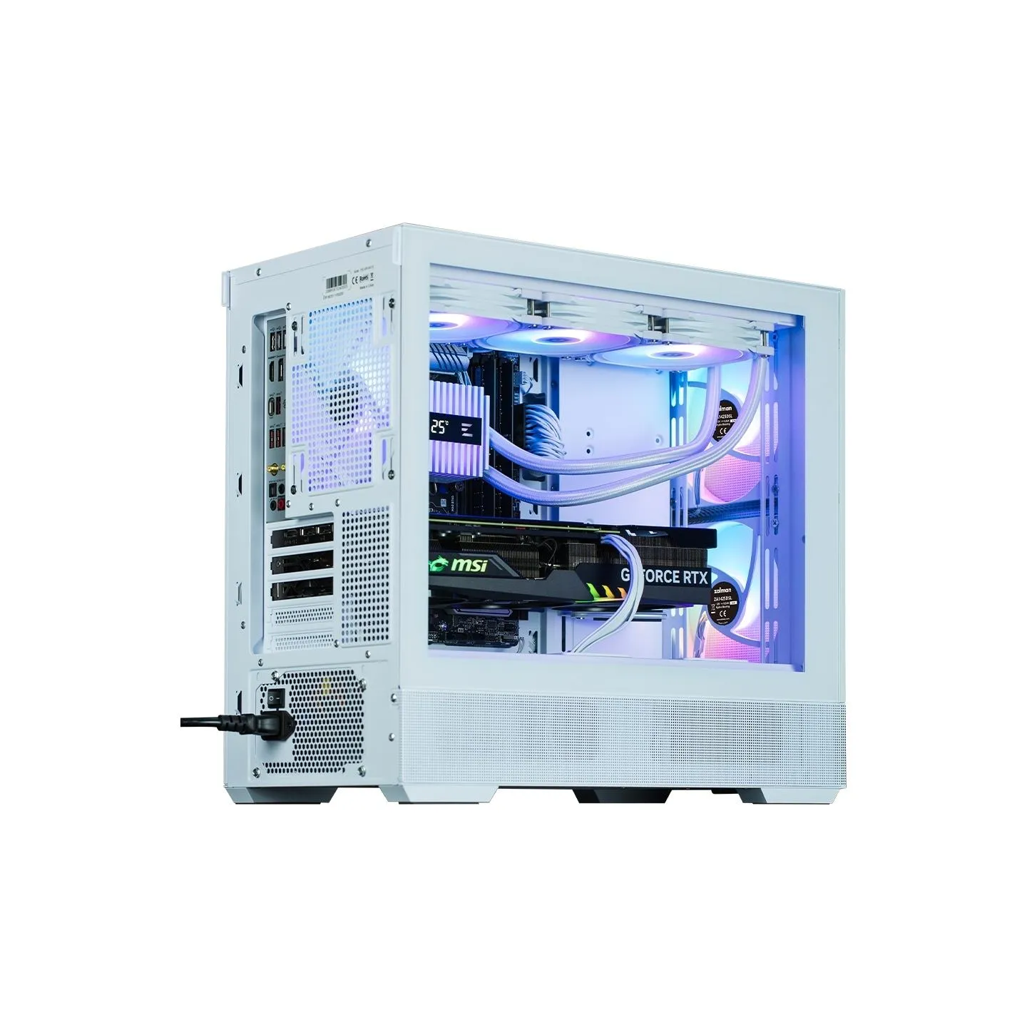 Zalman P30 Air White, ARGB Fan x3