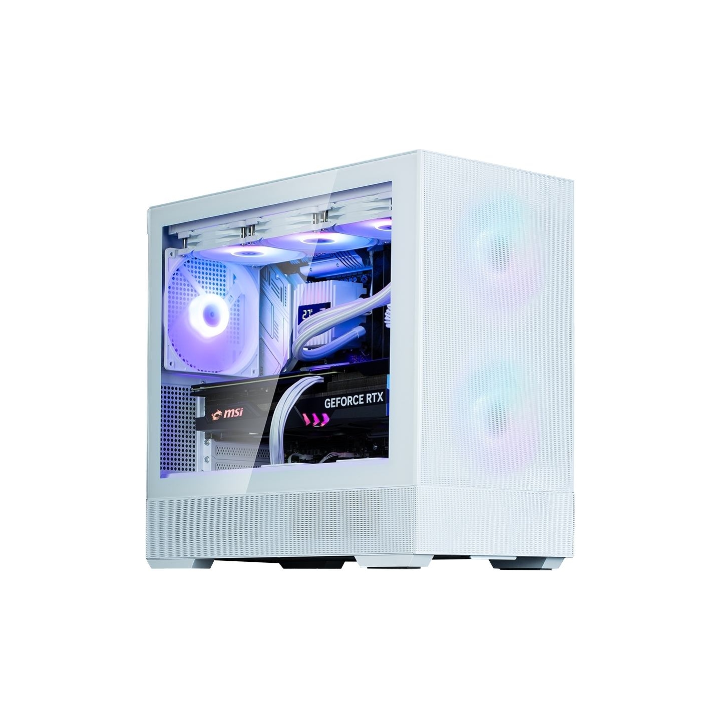 Zalman P30 Air White, ARGB Fan x3