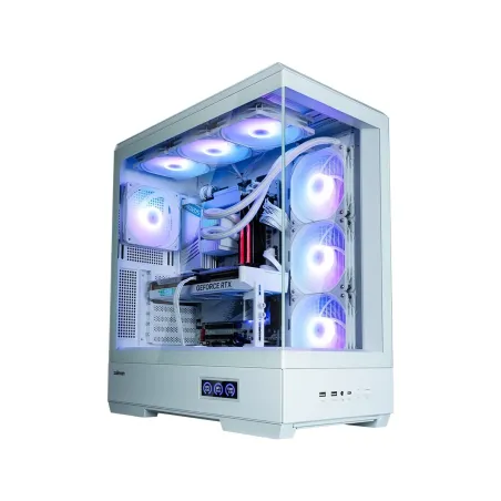 Zalman P50 DS  White, ARGB Fan x4