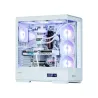 Zalman P50 DS  White, ARGB Fan x4