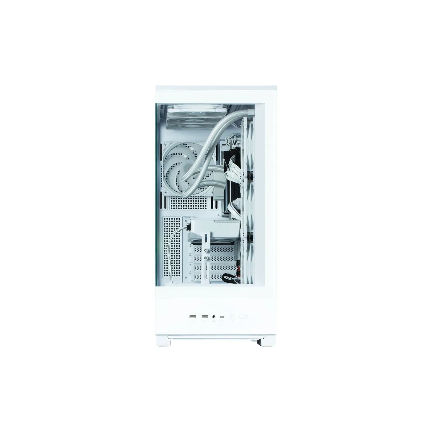 Zalman P50 DS  White, ARGB Fan x4