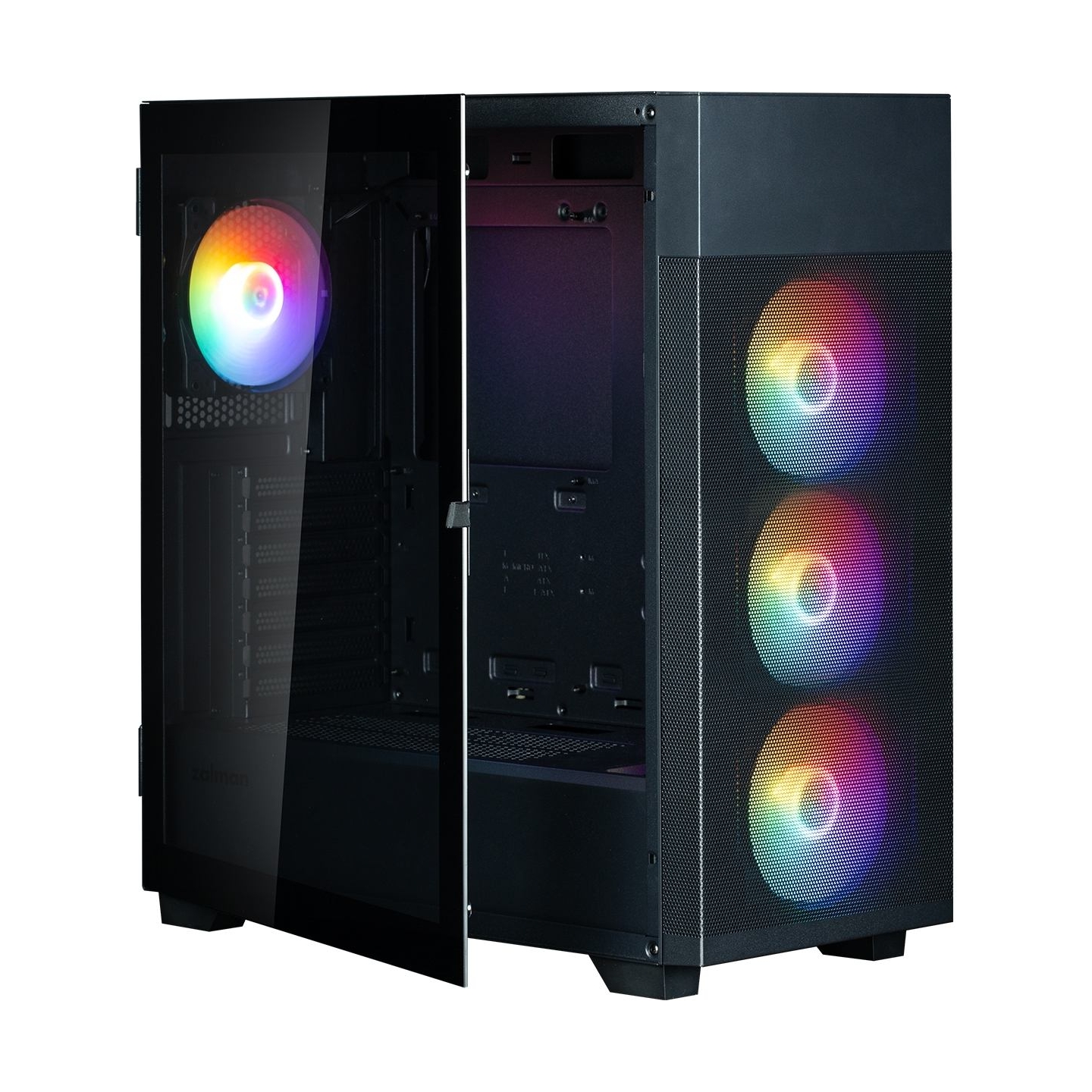 Zalman S5 Neo Black ATX, FRGB Fan x4