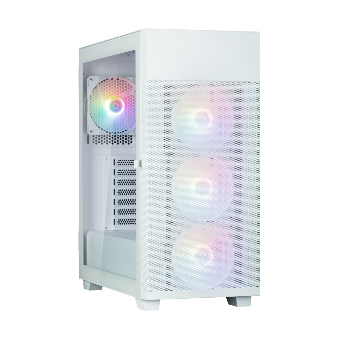 Zalman S5 NEO White ATX Mid Tower FRGB Fan x4