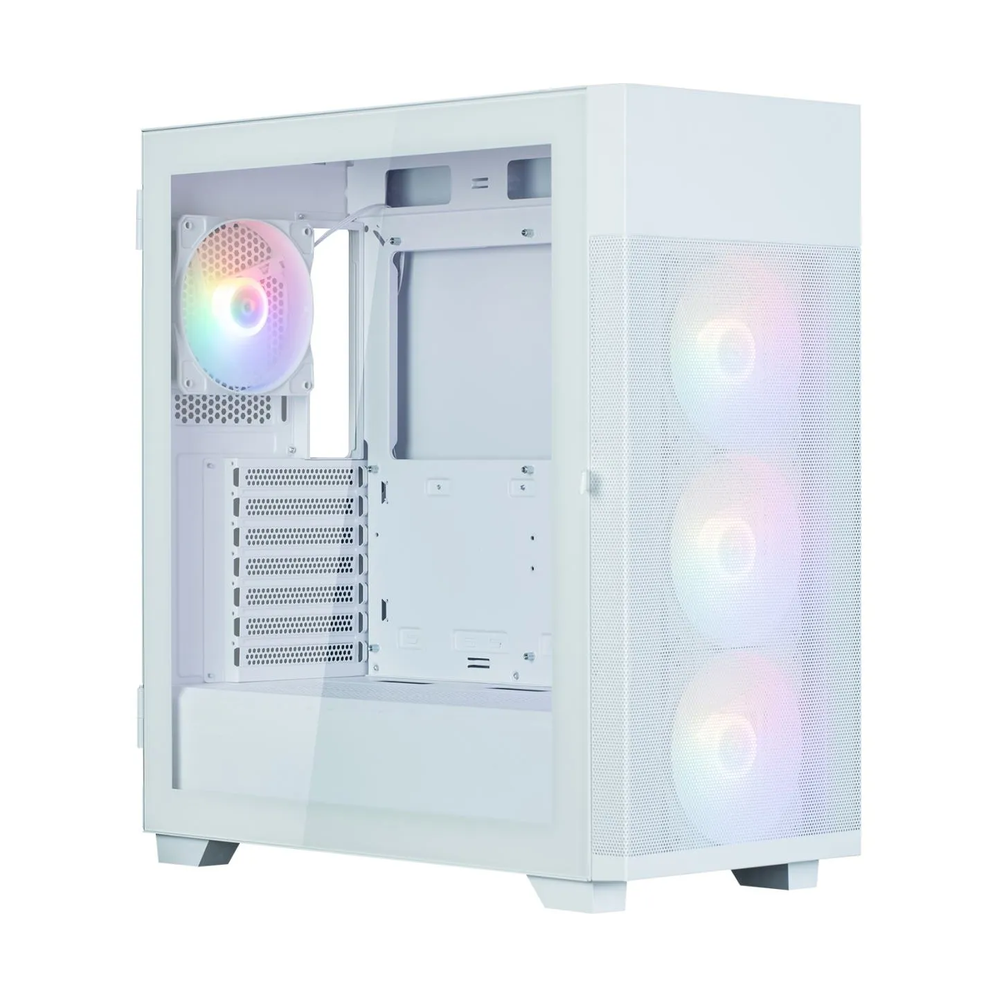 Zalman S5 NEO White ATX Mid Tower FRGB Fan x4