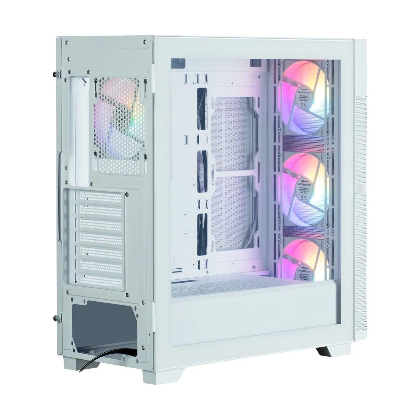 Zalman S5 Neo White ATX, FRGB Fan x4