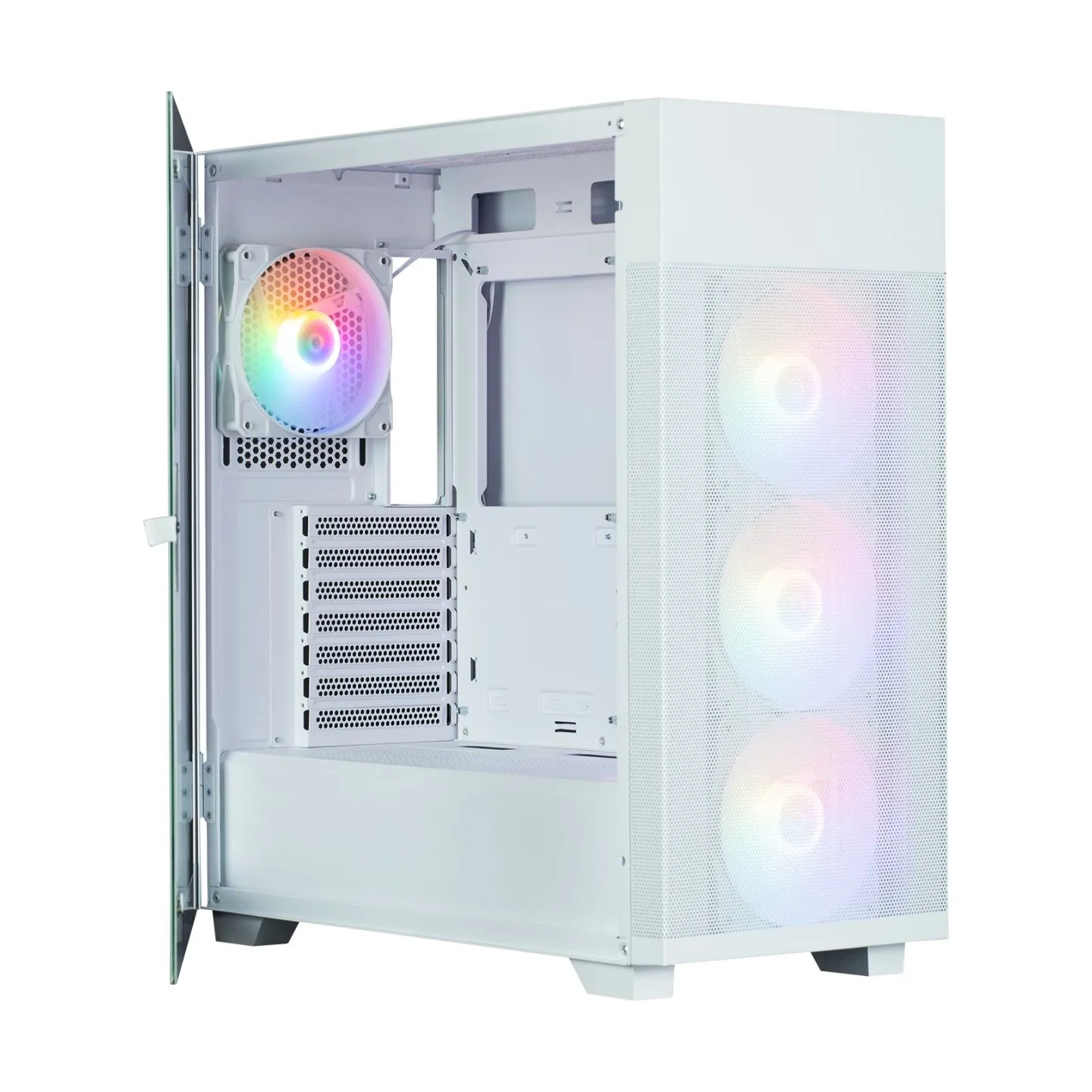 Zalman S5 NEO White ATX Mid Tower FRGB Fan x4