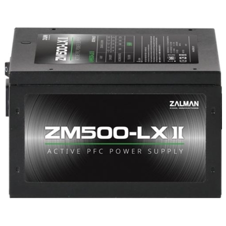 Zalman ZM500-LXII 500W, Active PFC, 85%