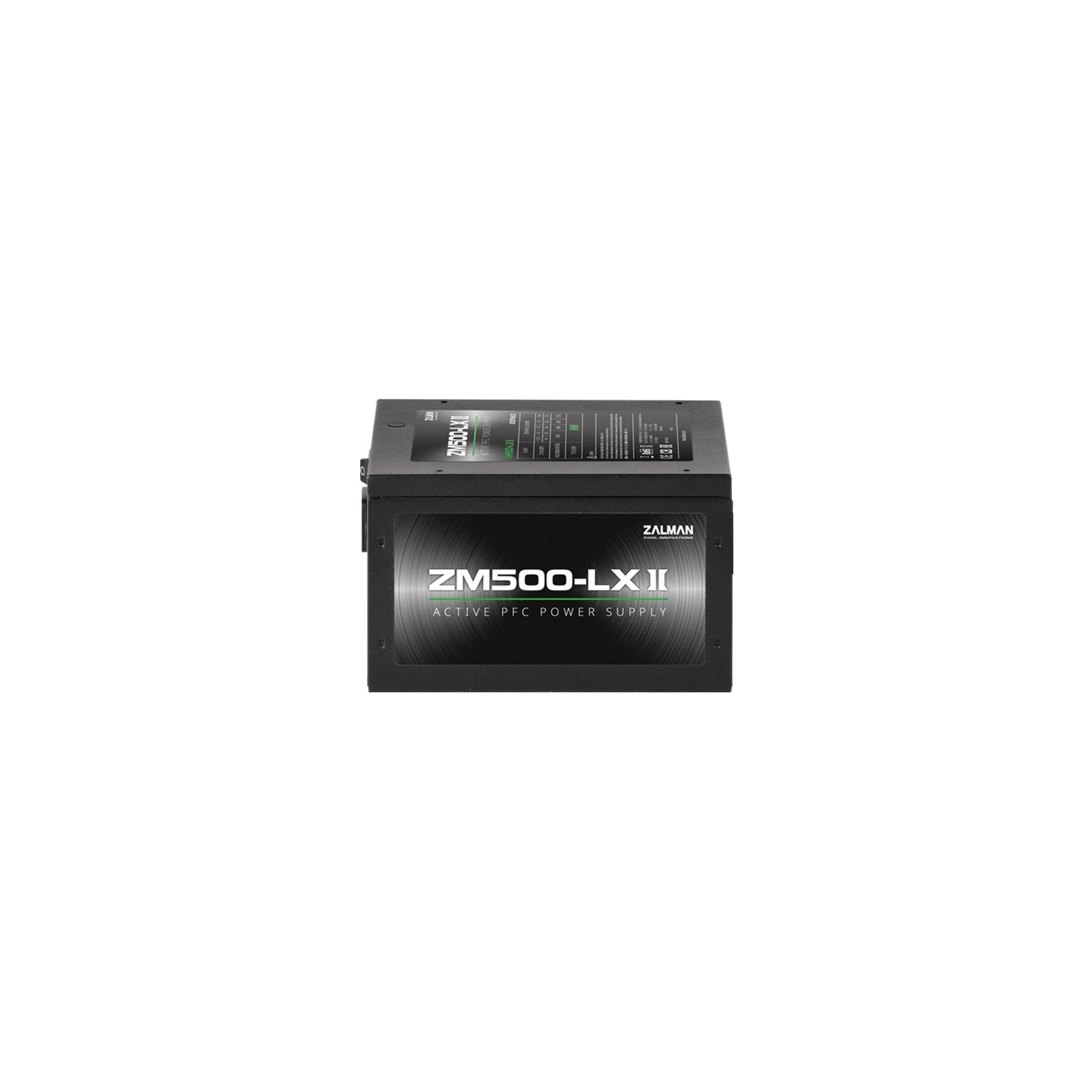 Zalman ZM500-LXII 500W, Active PFC, 85%