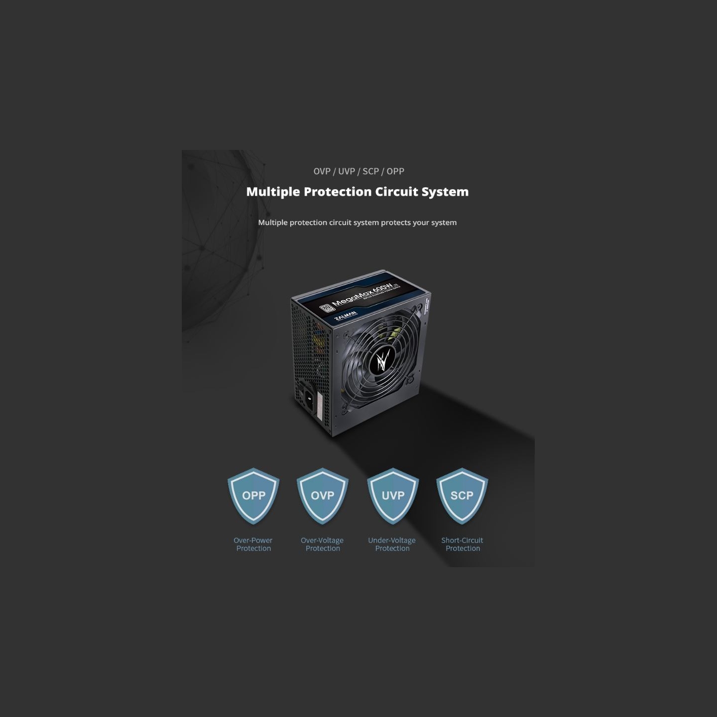 Zalman ZM600-TXII MegaMax600W V2,80+STD
