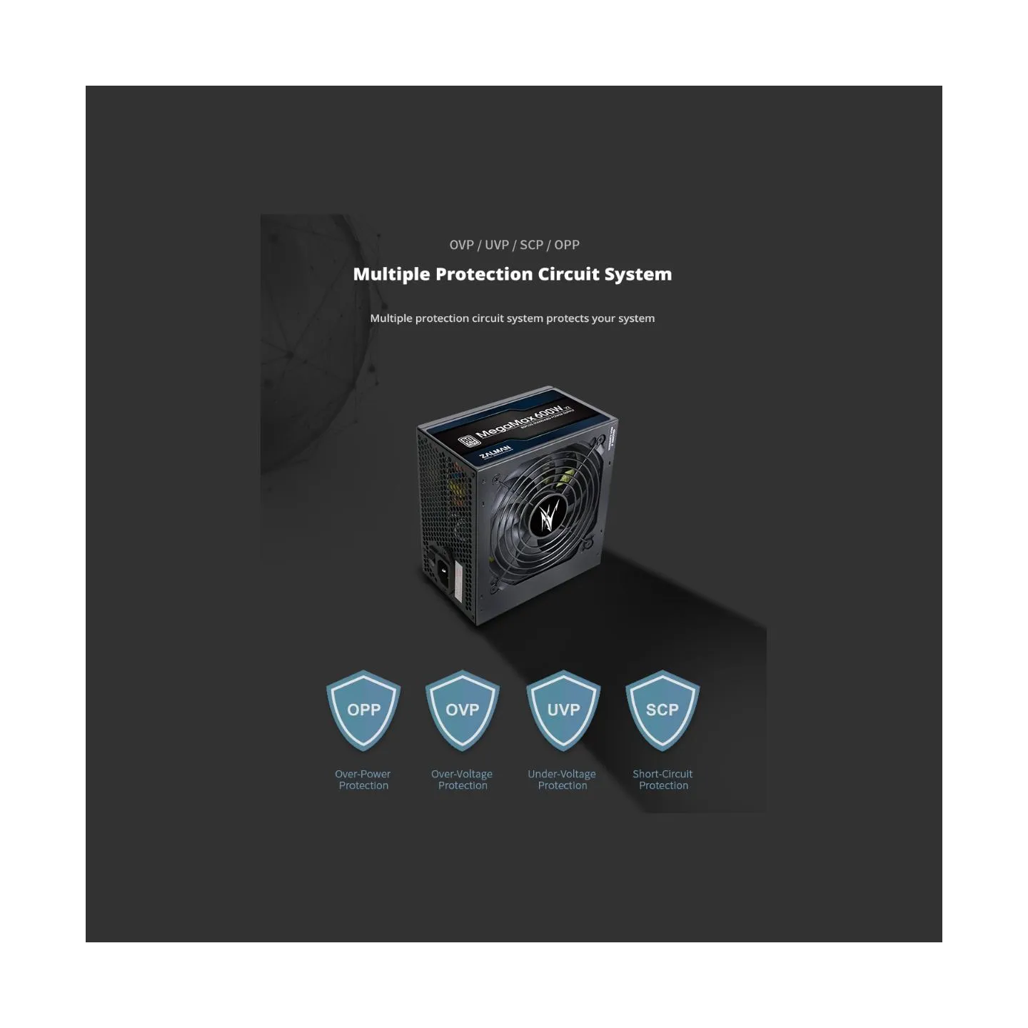 Zalman ZM600-TXII MegaMax600W V2,80+STD