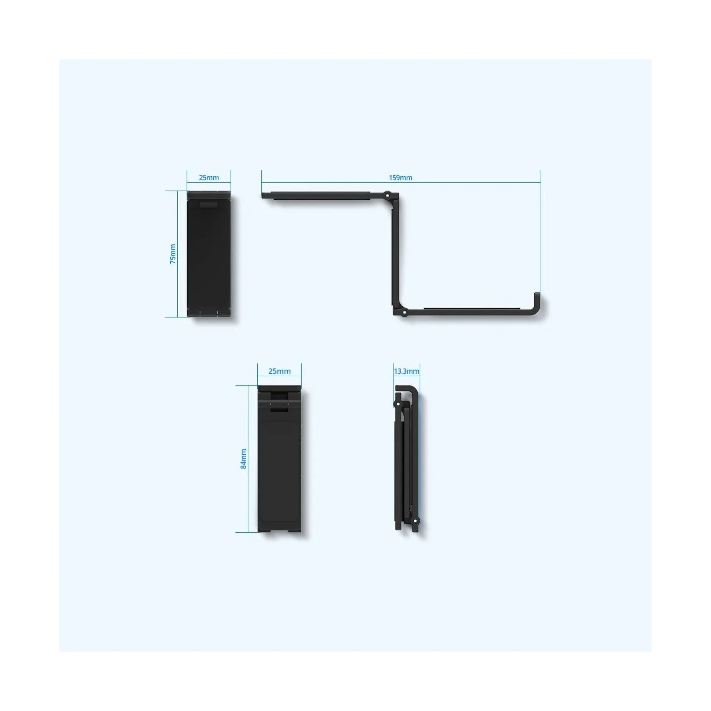 Zalman ZM-FH10 BK Aluminum Black