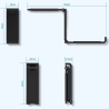 Zalman ZM-FH10 BK Aluminum Black