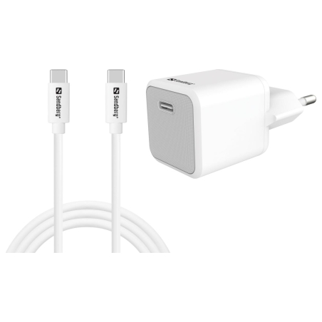 Sandberg 441-58 USB-C 20W Charger + cable 1M