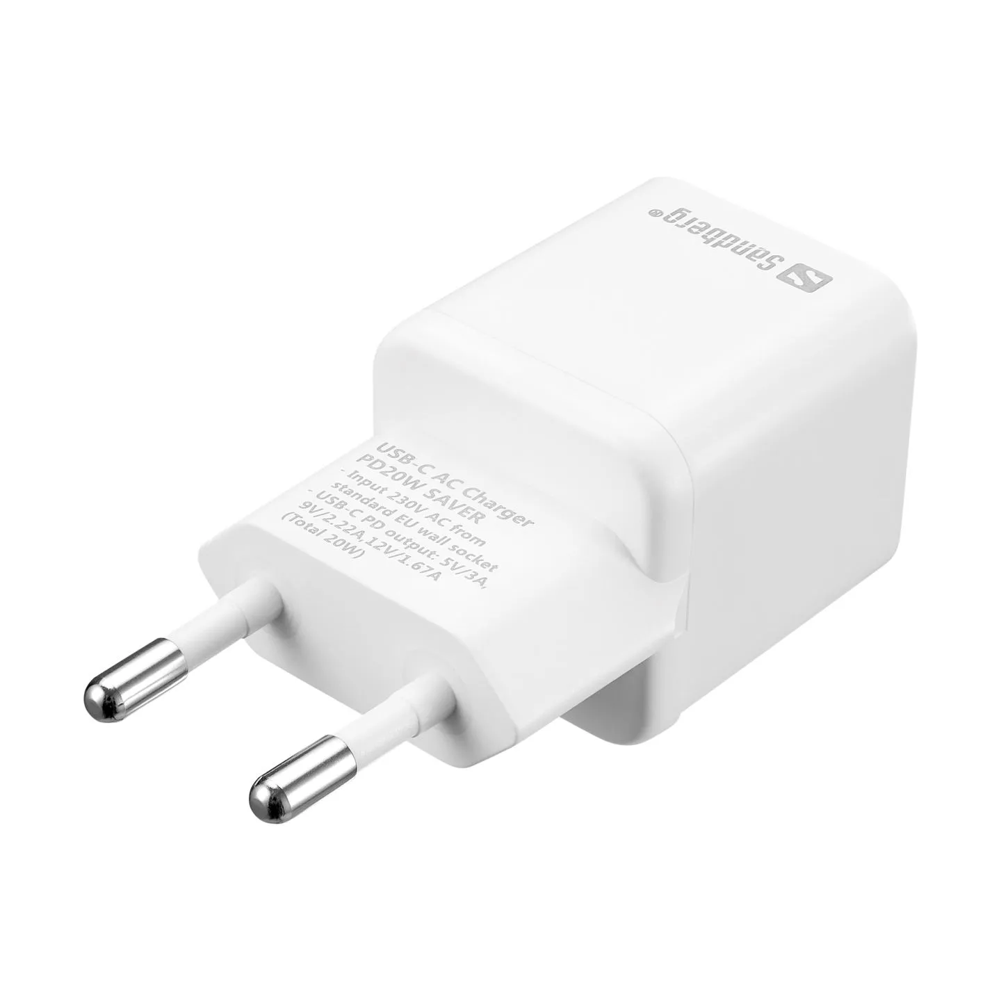 Sandberg 341-42 USB-C AC Charger PD20W SAVER