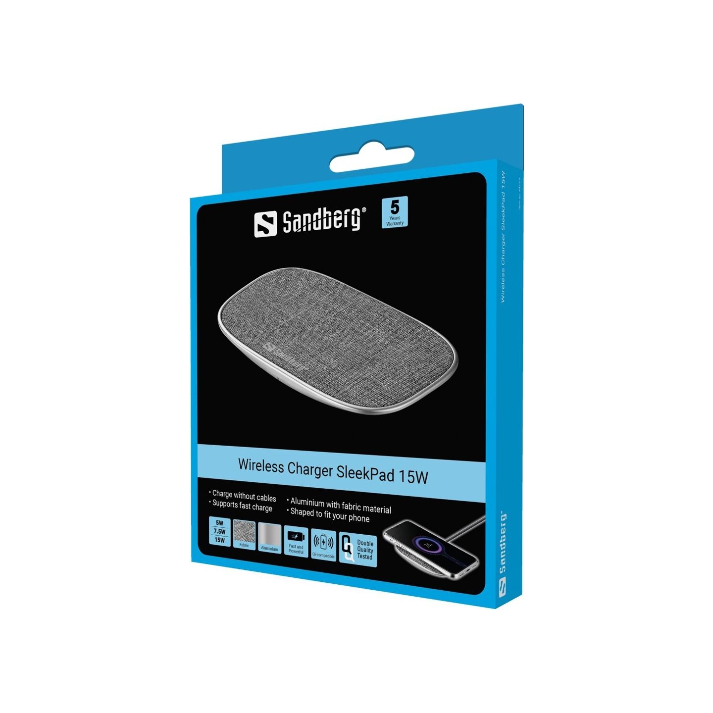 Sandberg 441-60 Wireless Charger SleekPad 15W