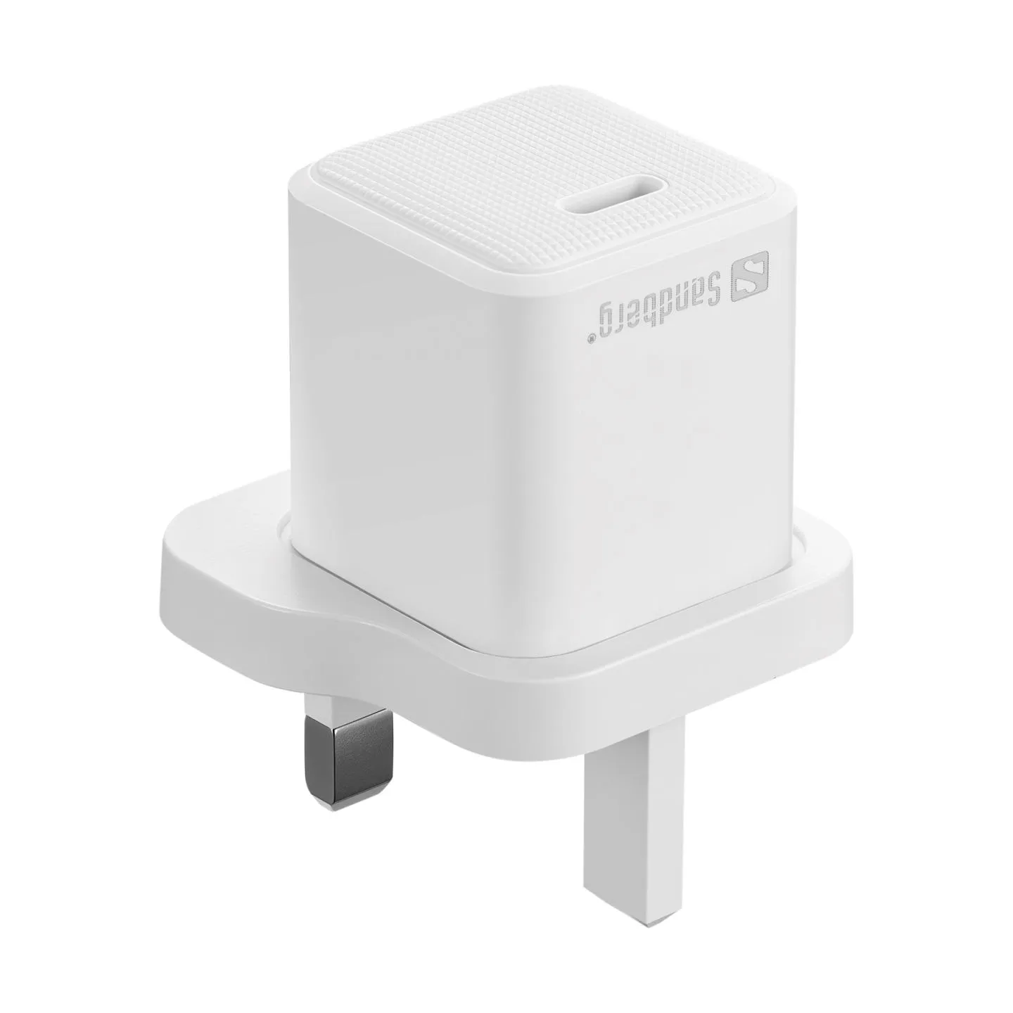 Sandberg 441-64 USB-C 20W Charger UK+Lightning, Incl. 1m USB-C> Lighting cable