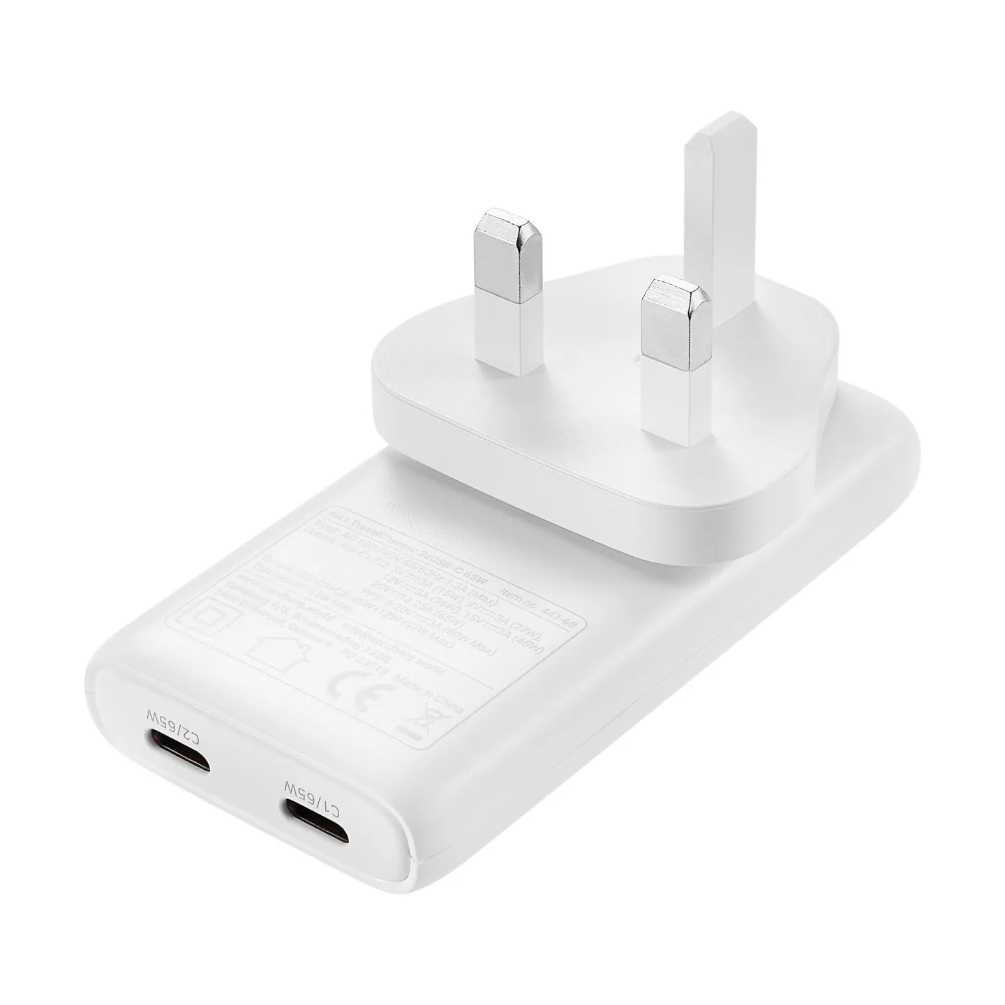 Sandberg 441-68 4in1 TravelCharger 2xUSB-C 65W